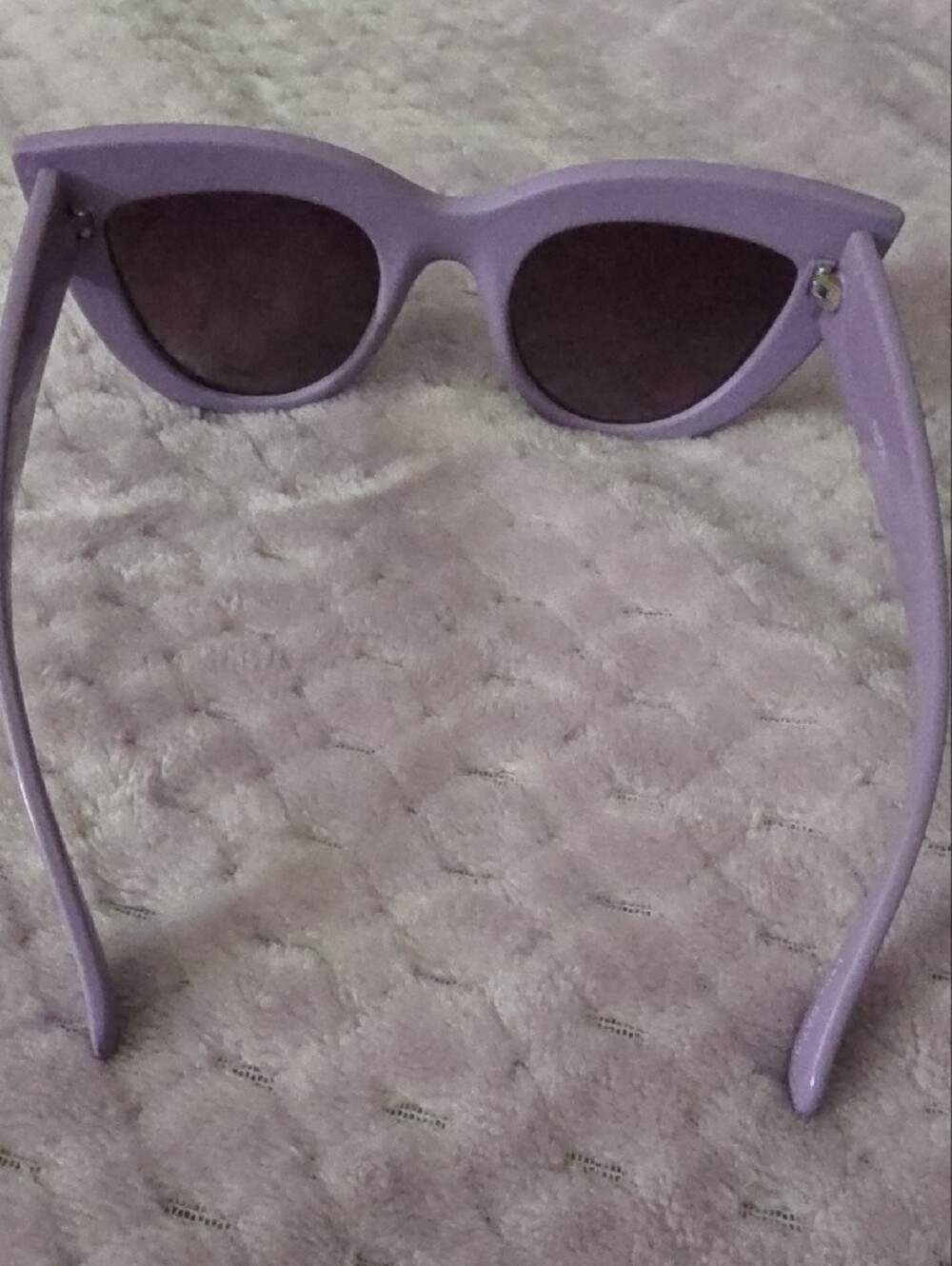 Quay Australia Lilac Cat-Eye Sunglasses Y2K.. with Dark OMBRE Lenses. See Adl Dt - Picture 5 of 16